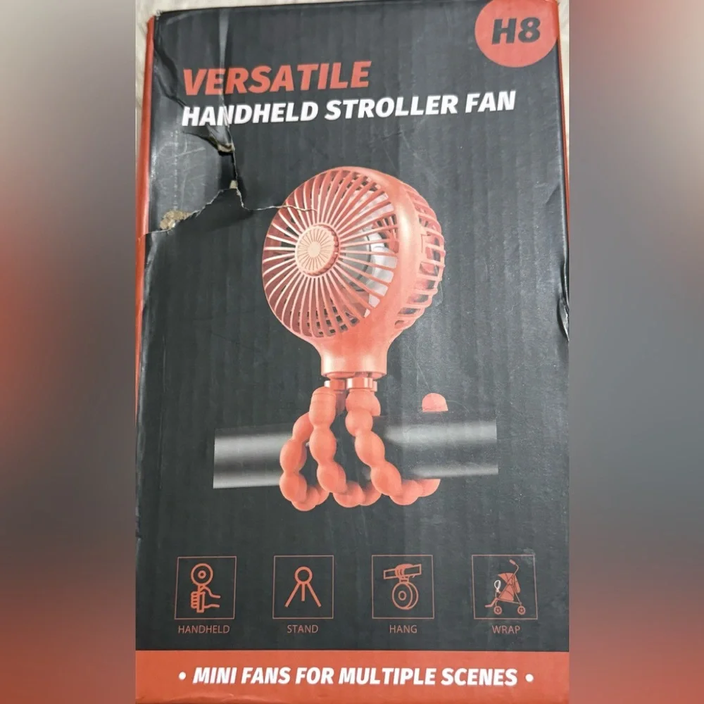 Versatile Handheld Stroller Fan - Picture 1 of 3